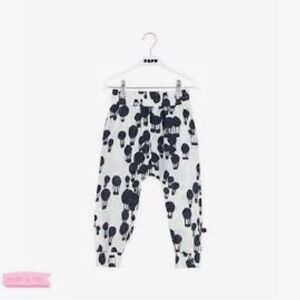 Kids Black and White Patterned Pants by Papu Stories